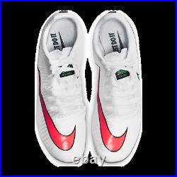 Nike Zooom JA Fly 3 White Crimson Ombre 865633-101 Mens Size 12.5 Track Spikes
