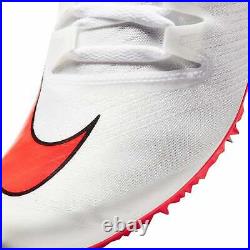 Nike Zooom JA Fly 3 White Crimson Ombre 865633-101 Mens Size 12.5 Track Spikes