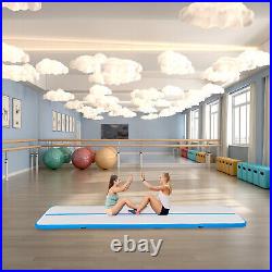 PVC Air Track Inflatable Gymnastics Mat Floor Tumbling Mat with Pump 16.5ft3.2ft