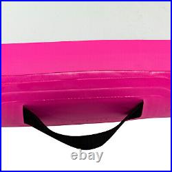 Pink 16.5ft3.2ft Air Track Inflatable Gymnastics Mat Floor Tumbling Yoga Pad US