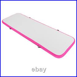 Pink Thickened Air Track Tumbling Inflatable Mat Gymnastic Yoga Training Pad