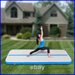 Portable 13m Air Track Tumbling Inflatable Gymnastic Mat Home Yoga Exercise Pad
