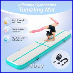Portable Air Track Mat Tumbling Floor Home Yoga Mat with Pump 13Ft
