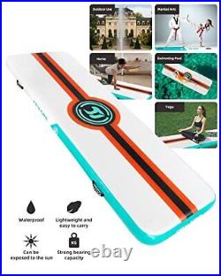 RAYSEA Air Gymnastics Track Matair tumbling track mat 10ft Inflatable Dockwit
