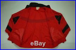 Rare VTG NIKE JORDAN Air Flight Jumpman Track Jacket Pants Suit 80s 90s Red SZ L
