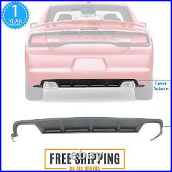 Rear Lower Valance Air Dam Deflector Textured For 2011 2014 Dodge Charger
