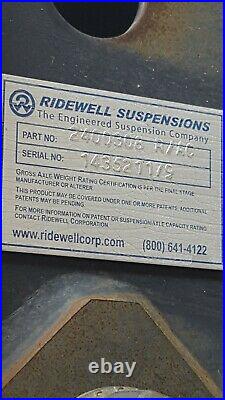 Ridewell Trailer Axle T250 71.5 Track Underslung Air Ride Suspension