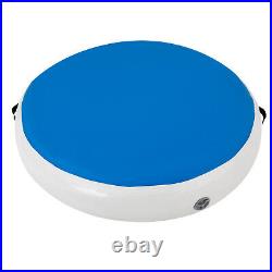 Round Floor Tumbling Training Pad Air Track Inflatable Gymnastics Mat withAir Pump