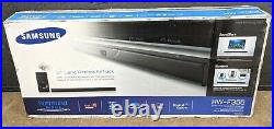 Samsung Crystal Wireless Air Track Sound Bar Wired Subwoofer HW-F355 New