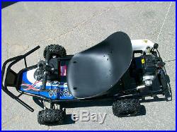 ScooterX shifter kart race kit track cart Baja black blue air filled tires