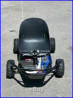 ScooterX shifter kart race kit track cart Baja black blue air filled tires