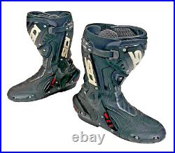 Sidi ST Air Armored Vented Track Racing Motorcycle Boots Black Size US 9.5