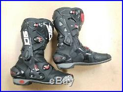 Sidi Vortice Air Motorcycle Track Boots, US 9.5 EU 43
