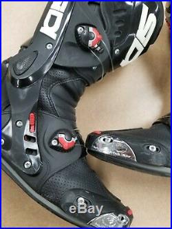 Sidi Vortice Air Motorcycle Track Boots, US 9.5 EU 43