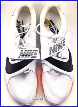 Size 8.5 Nike Air Zoom Elite White Total Orange DJ2762-100 Track & Field