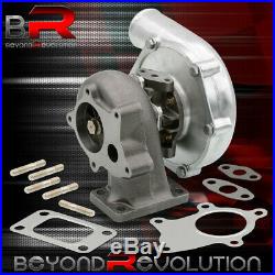 T3 T4 Ball Bearing T04E Turbo Charger Boost. 63 A/R Air Ratio Compressor 5-Bolt