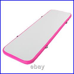 Thickened Pink Air Track Tumbling Inflatable Mat Gymnastic Yoga Training Pad