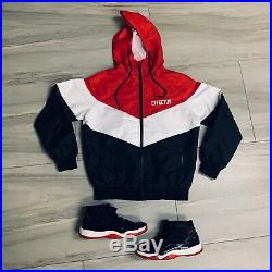 Track Jacket to match Air Jordan Retro 11 Bred Sneakers