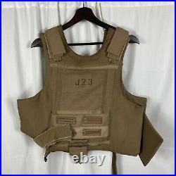 US Air Force Snap Track Body Armor Carrier With Front Rifle Plate AK-47 Protection