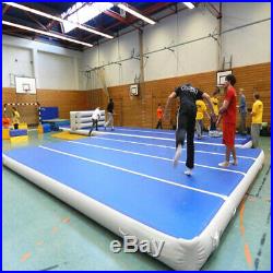US GYM Inflatable Pad Air Track Tumbling Floor Gymnastics Training Mat + Pump