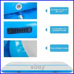 Upgrade 10Ft Blue Air track Inflatable Gymnastics Mat Training Sports thicker