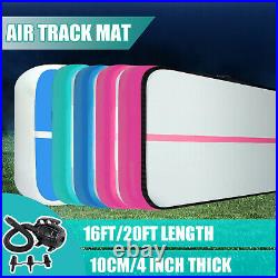 VEVOR Air Track 16Ft 20FT Inflatable Airtrack Tumbling Gymnastics Mat Training