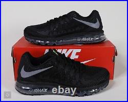 VNDS Nike Air Max 2015'Black/Wolf Grey' Sneakers (CN0135-001) Men's Size 8.5