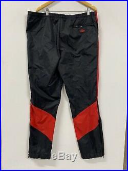 Vintage 80s 1985 Air Jordan 1 Bred Windbreake Track Pants Nike Air Size XL USA