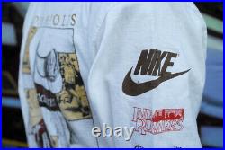 Vintage 80s Nike Indianapolis Hall Of Fame Track Run Air Max single stitch szM