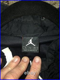 Vintage 90s Nike Flight Air Jordan Windbreaker/Pants Track Suit Black Mens XL