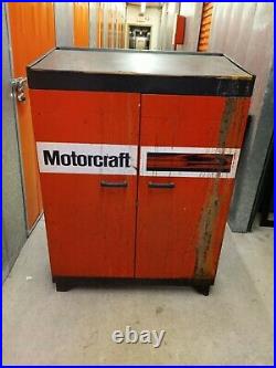 Vintage Ford Motorcraft Cabinet Rack Dealer Parts Counter Display REAL DEAL