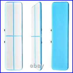 Waterproof Sturdy EVA Material Inflatable Mat Air Track Blue 100 X 400 X 15 CM