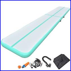 Waterproof Sturdy EVA Material Inflatable Mat Air Track Green 104 X 603.5 X15 CM