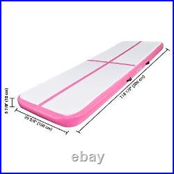 Waterproof Sturdy EVA Material Inflatable Mat Air Track Pink 100 X 300 X 15 CM