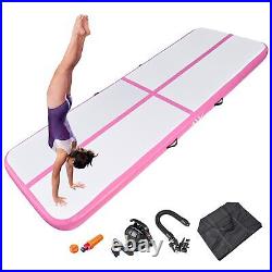 Waterproof Sturdy EVA Material Inflatable Mat Air Track Pink 100 X 300 X 15 CM