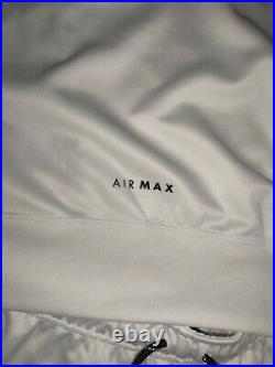 White Nike Air Max Jogger Track Pants & Hoodie Mens Size XL Unisex Black & White