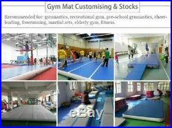 Yoga Inflatable Air Track Mat siz 6m L by 2m W Gymnastics Tumbling Mat Air Floor