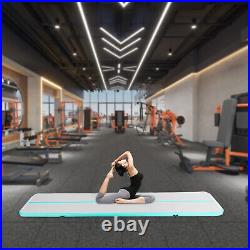Yoga Inflatable Gymnastics Mat Floor Tumbling Air Track Training Pad +Pump Gift